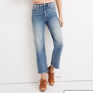 Madewell slim wide leg crop Jean size 26